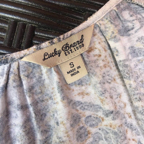 Lucky Brand Tie Front Pullover Top - Picture 3 of 4